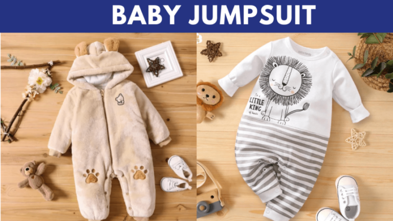 The Perfect Outfit for Your Little Cub – Bear Design Long-sleeve Baby Jumpsuit