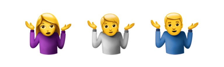 The rise of the shrug emoji